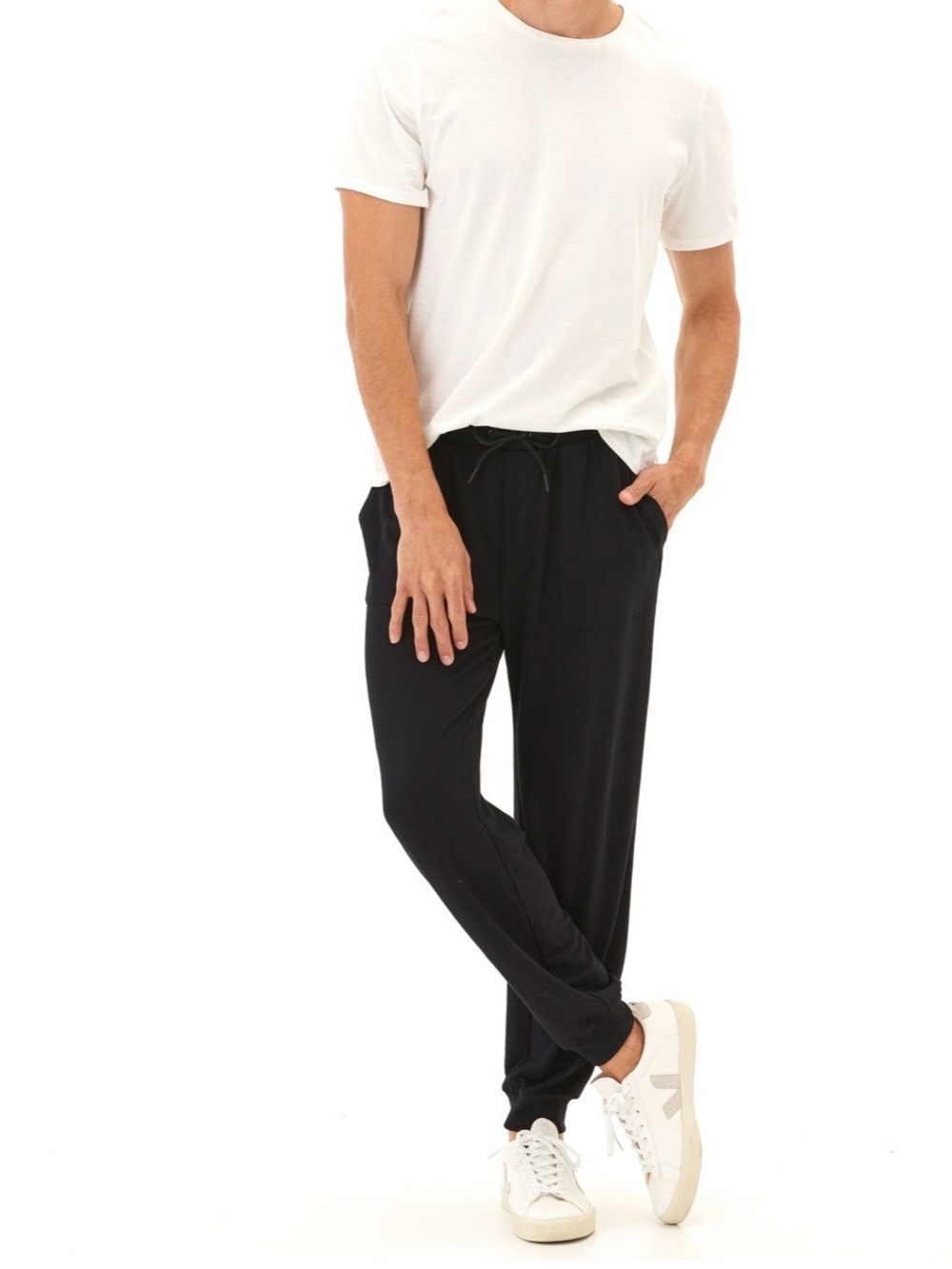 Threads 4 Thought Black Drawstring Jogger Pants